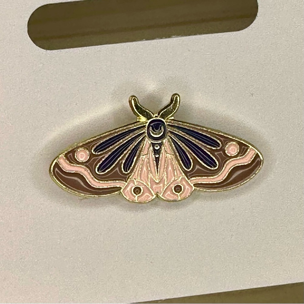 Moth Enamel Pin